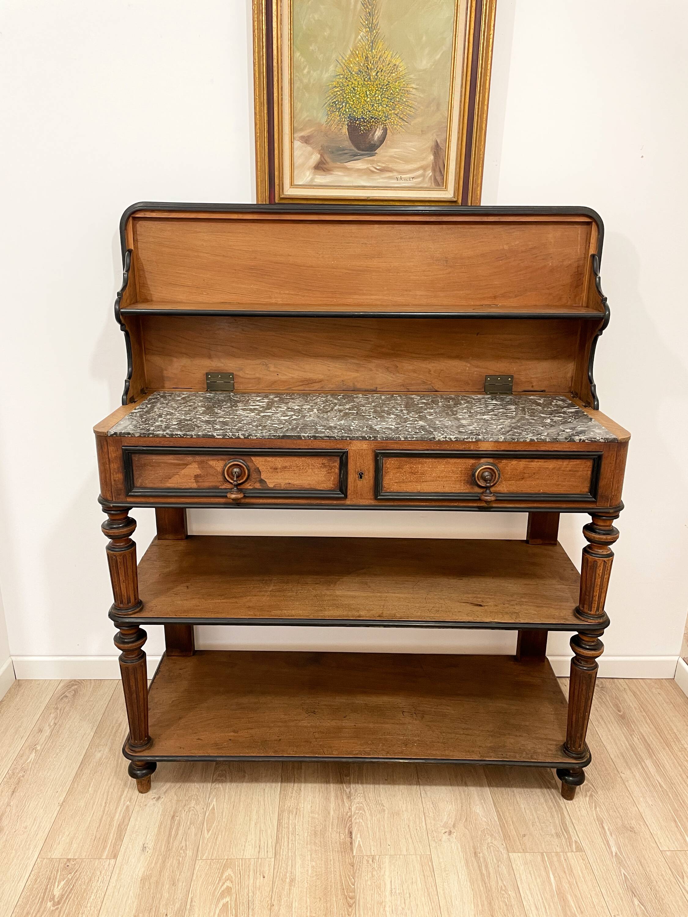 Buffet / Walnut dessert table - Early 20th century