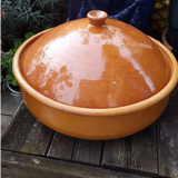 Large earthen pot
