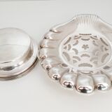 Coquillor-Ice Silver Butter Dish