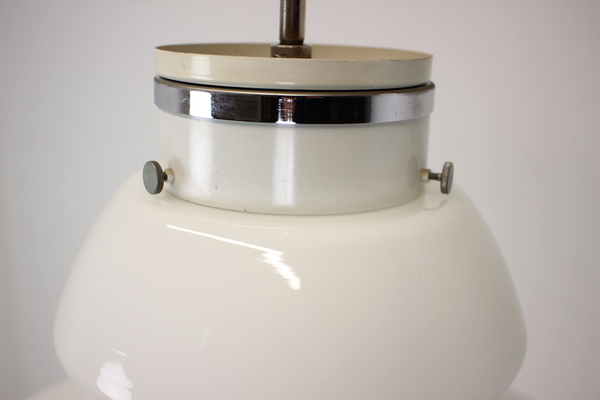 Midcentury Glass Pedant by Napako,1960s