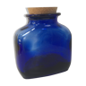 Vintage cobalt blue glass pot