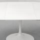 Extendable custom Knoll Tulip Dining Table, 1980