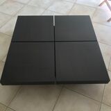 Square coffee table in wenge wood