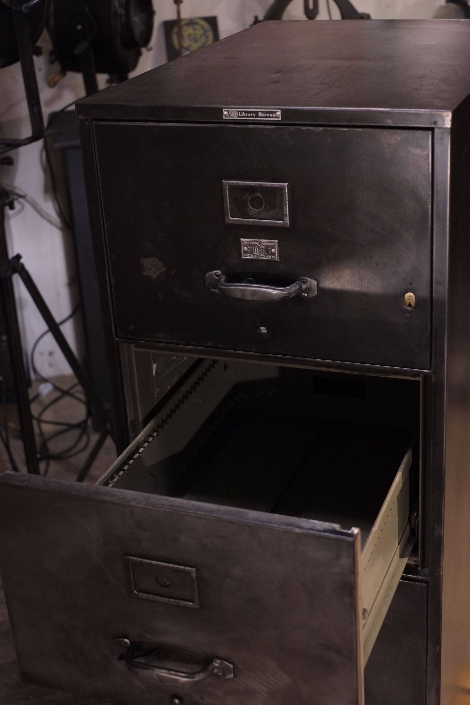 American filing cabinet safe from the White House, World War II.