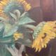 Still life painting with sunflowers 20th century