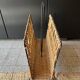 Rattan magazine rack