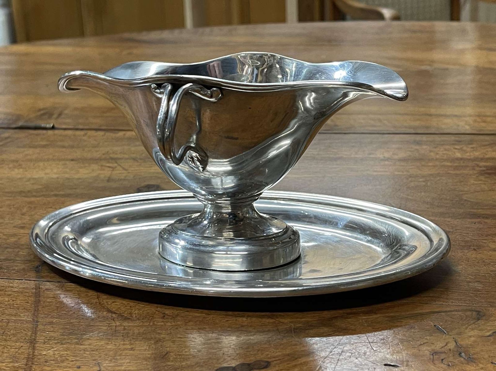Saucière Christofle en métal argenté