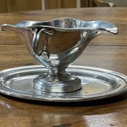 Saucière Christofle en métal argenté