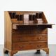 Large antique English oak secretaire from the 18th century
