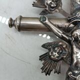 Christ Avec Croix - Argent Italie 19ème Siècle