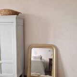 Miroir ancien doré Louis Philippe 88 x 72