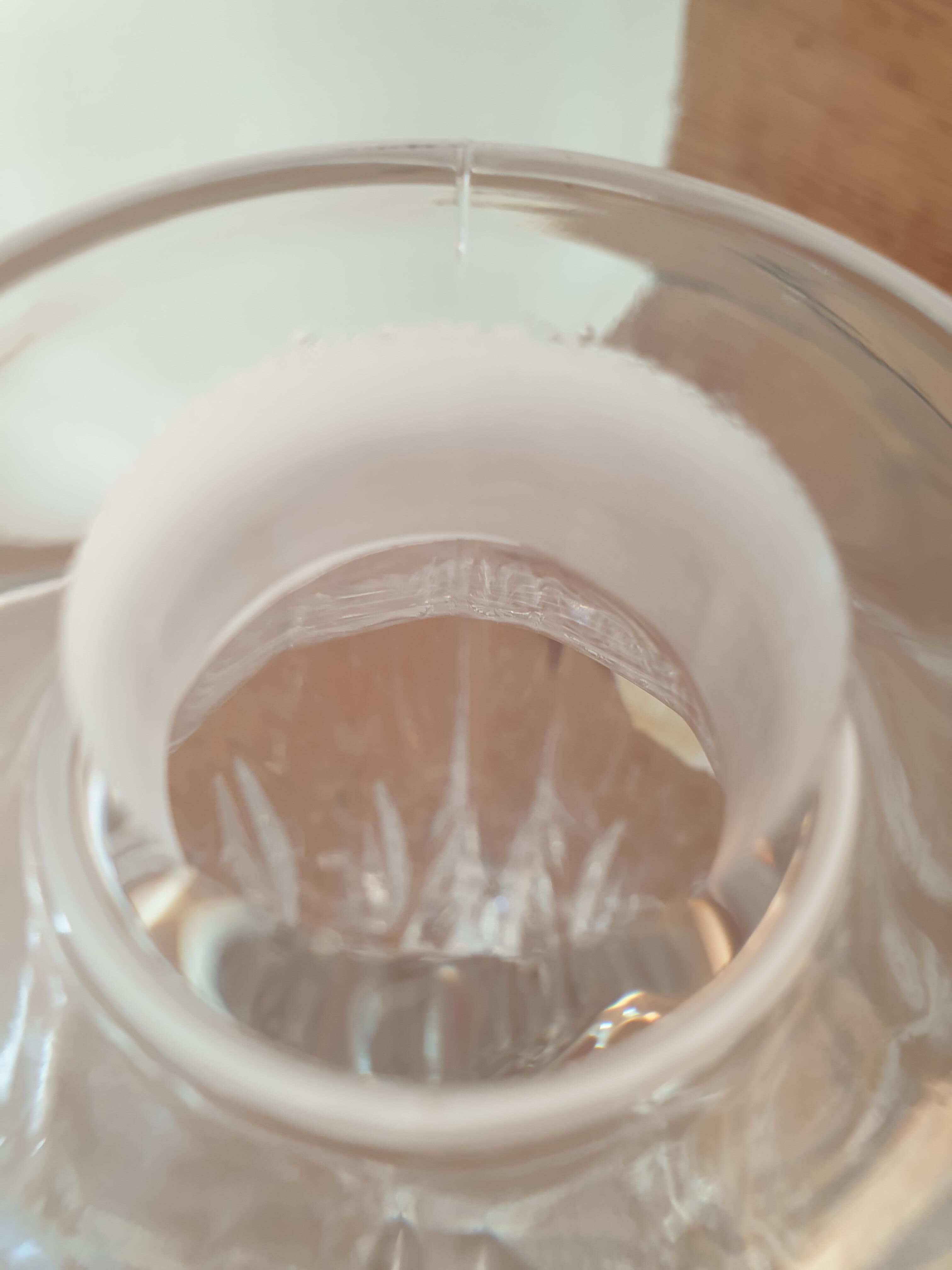 Crystal whisky carafe