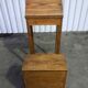 Old-speech desk in oak