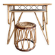 Desk and stool