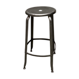 Nicolle stool of industrial workshop high patinated