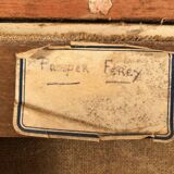 Prosper Ferey, large oil on canvas, “Shepherdess and her flock” mid-19th century