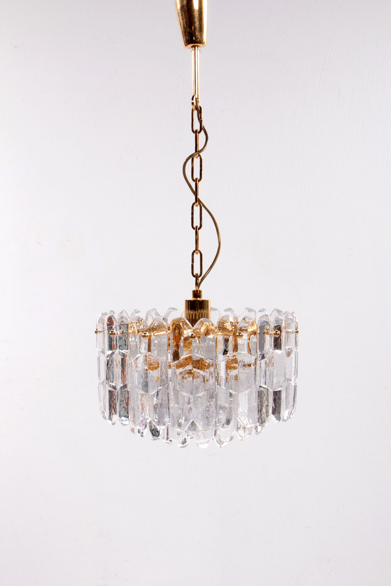 Regency style hanging lamp made of Murano glass by Kalmar, 1960 Austria