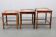 1960s Danish Mid Century Nesting Tables with Tile Tops