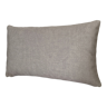 Coussin gris perle