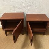 2 vintage bedside tables