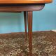 Table en teck et noyer 1960