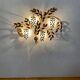 Large Hollywood Regency Palm Leaf Wall Lamp by Hans Kögl