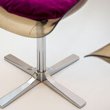 Couple of tulip chairs in plexiglas