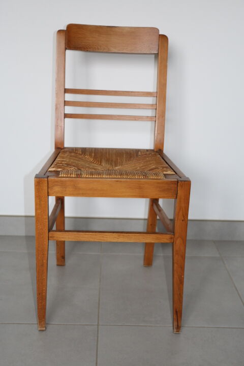 6 seated beech chairs mulched