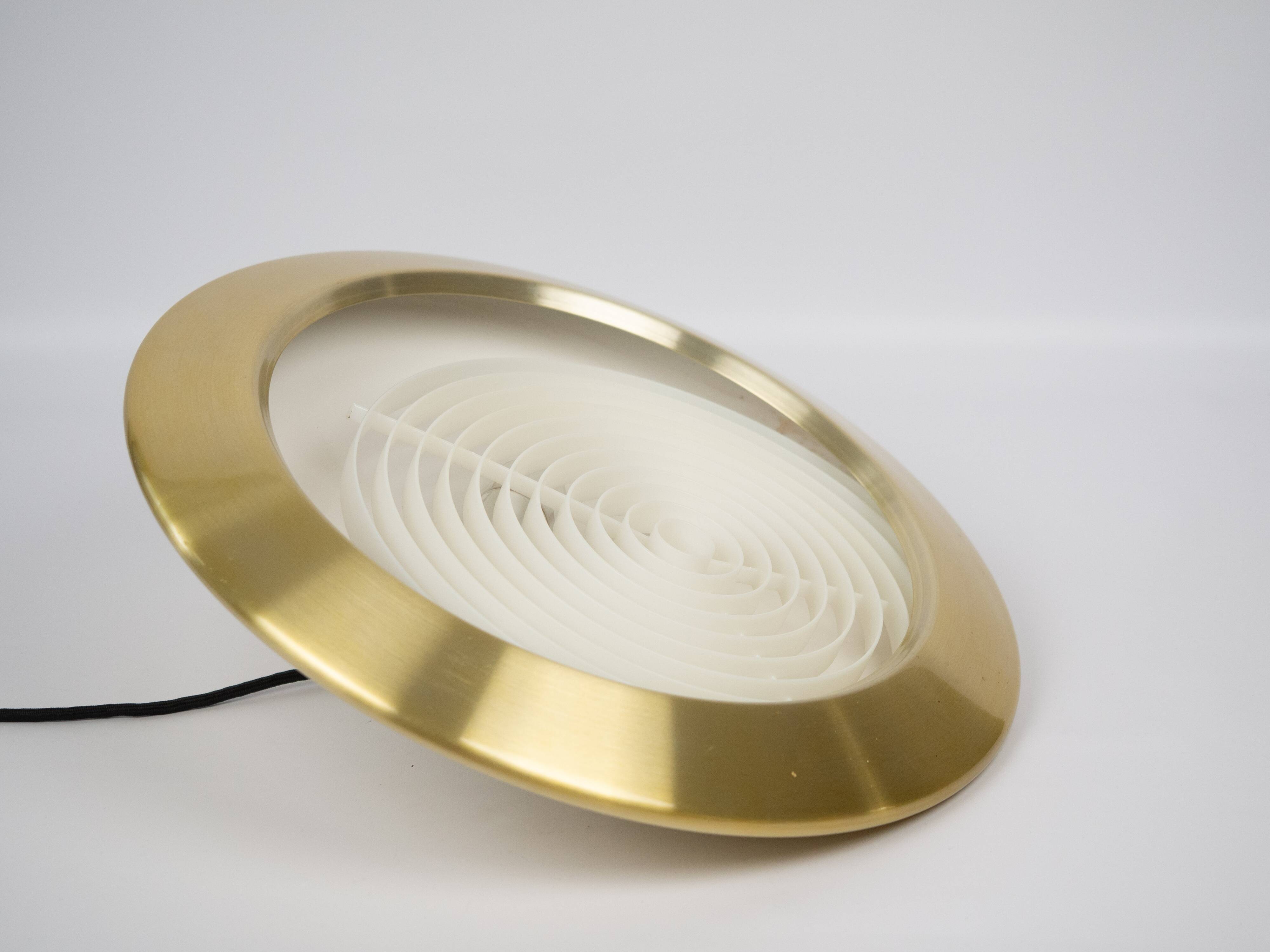 Danish Diskos vintage pendant lamp by Jo Hammerborg, Fog og Morup, 1965