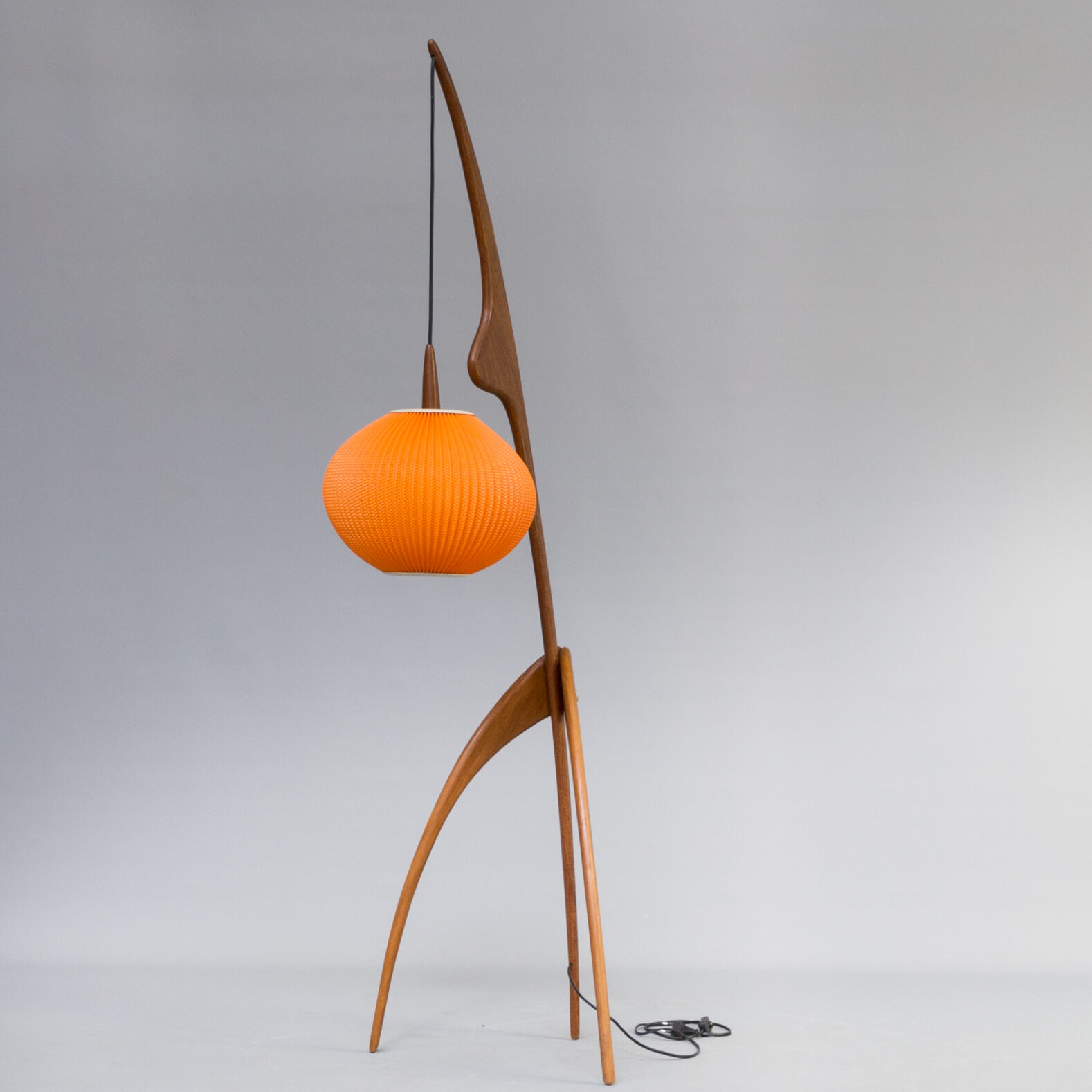 Lampadaire Jean Rispal 'Praying Mantis' pour Rispal France, 1950
