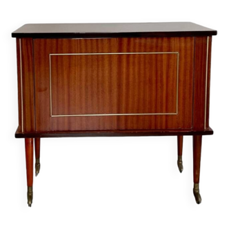 Vintage rotating bar cabinet