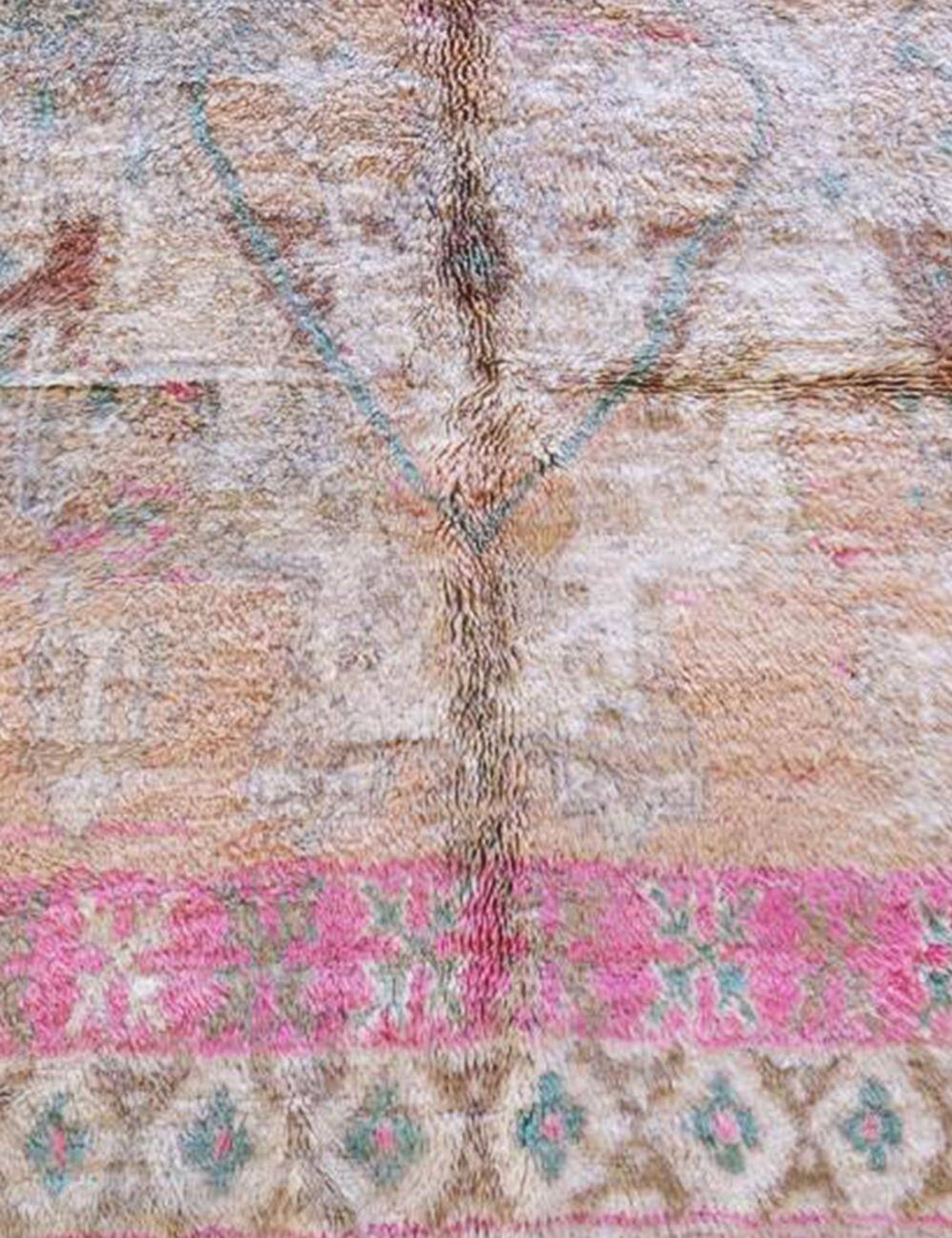 Vintage Moroccan Rug - 418 x 210 cm