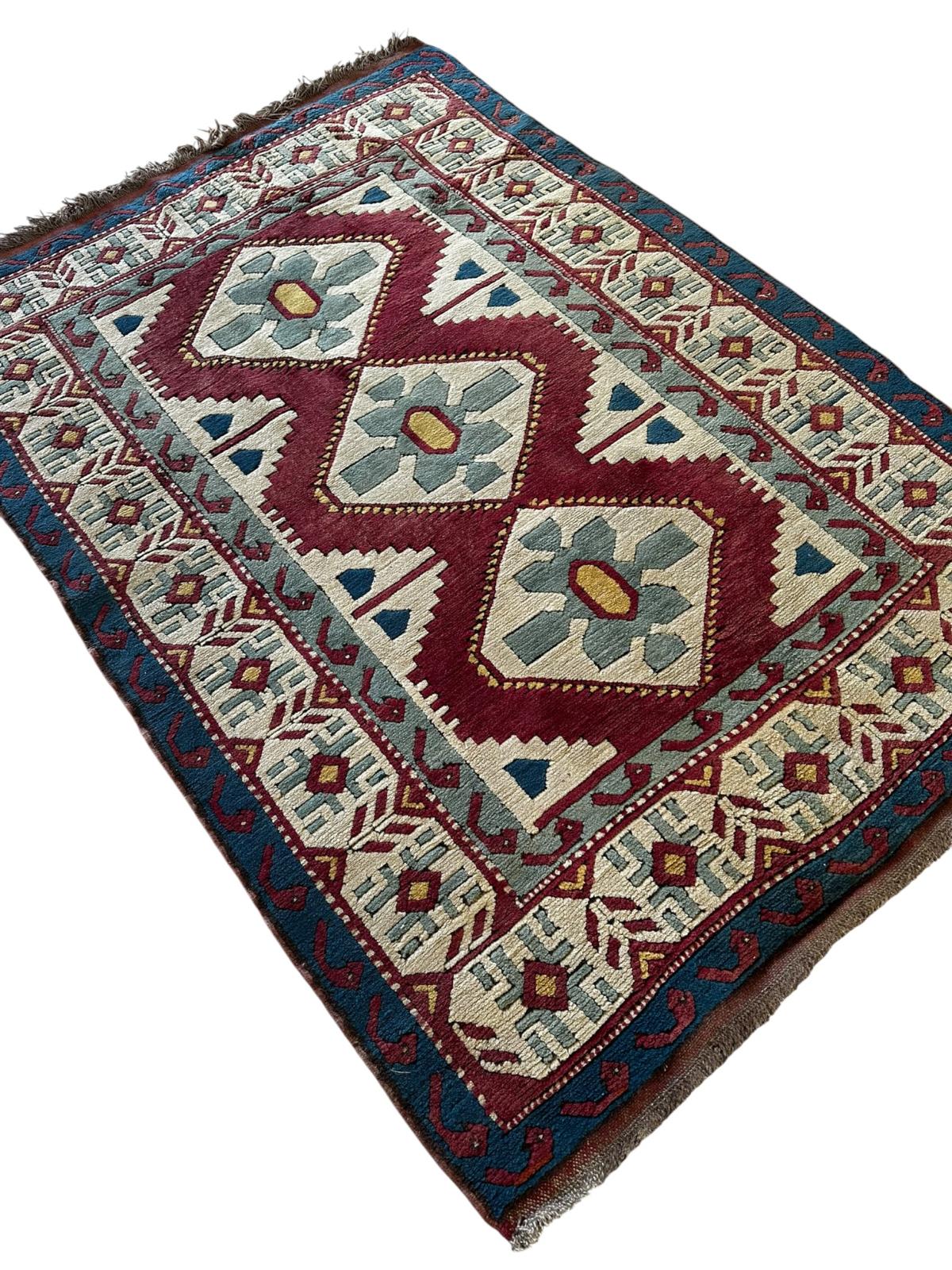 Handmade Turkish rug 190cm x 135cm