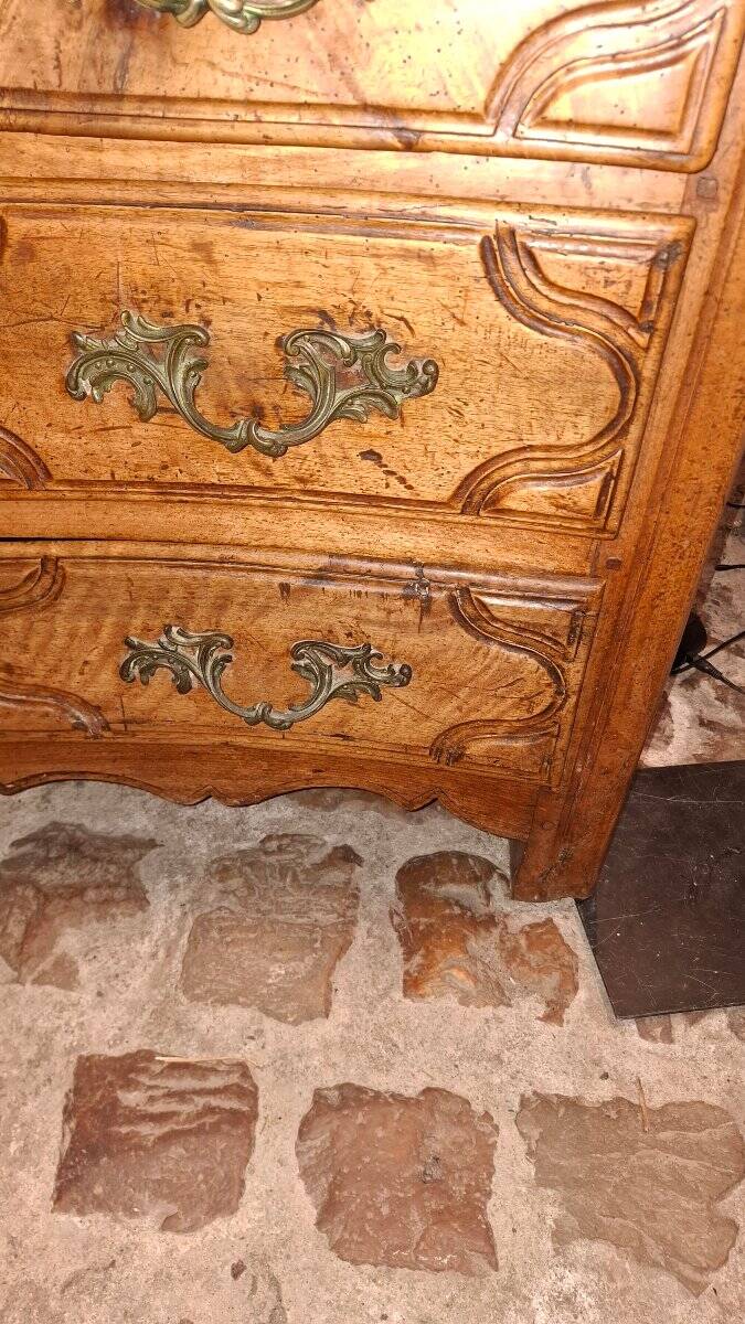 Commode XVIII en noyer