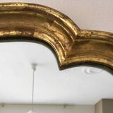 Large old gilded leaf mirror 131x76