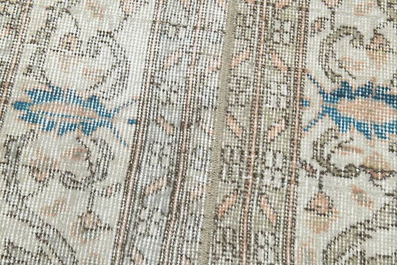 Vintage Oushak runner rug, staircase decoration 64x273.