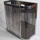 Chromed steel industrial wall paper basket, 60s