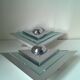 Pair of vintage wall lights -Franz Hustadt c.1980