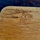Wooden and bamboo glazed tray