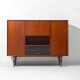 Mid-century highboard by Van Pelt, Belgium 1960s