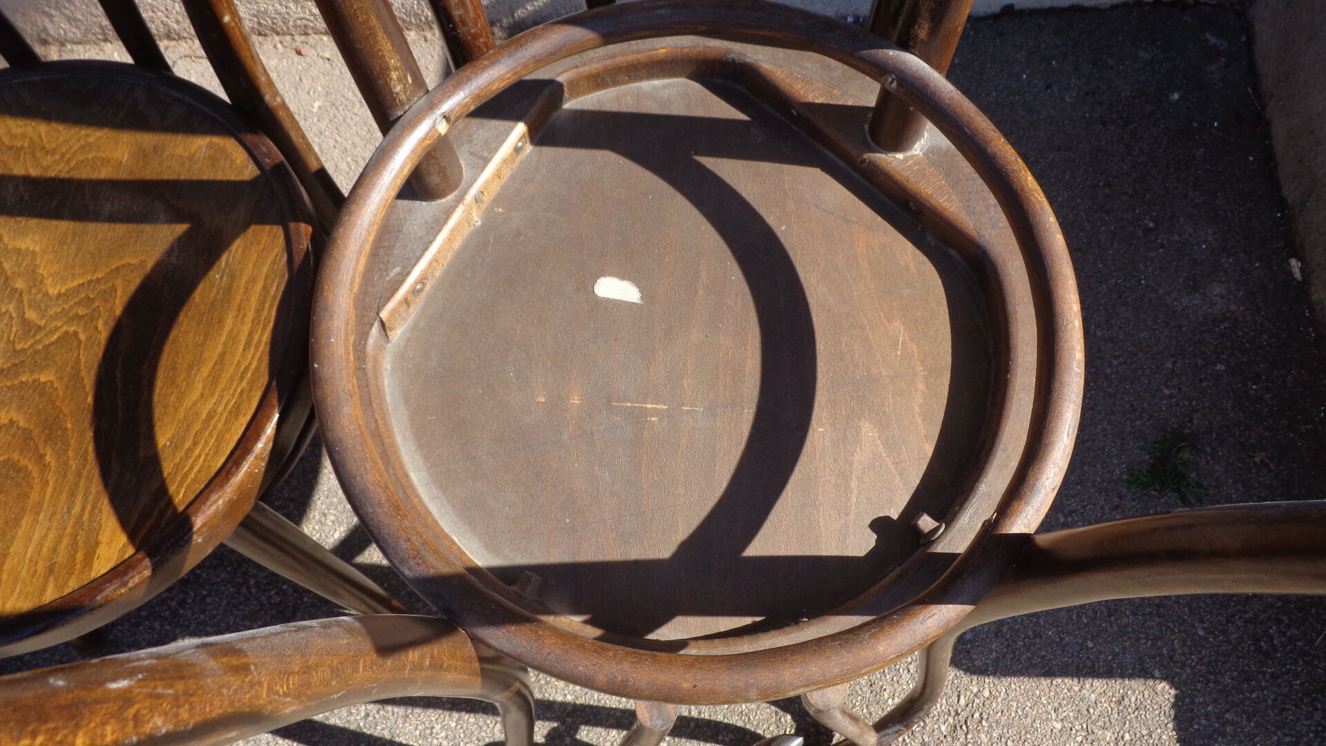 Set of 14 bistro chairs