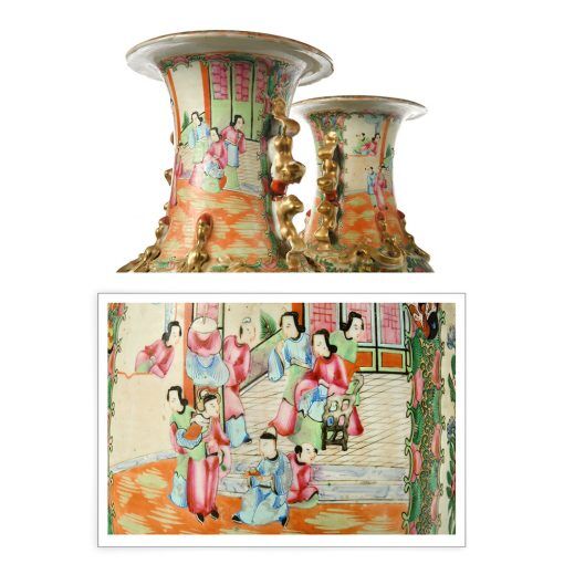 Paire de vases de Canton