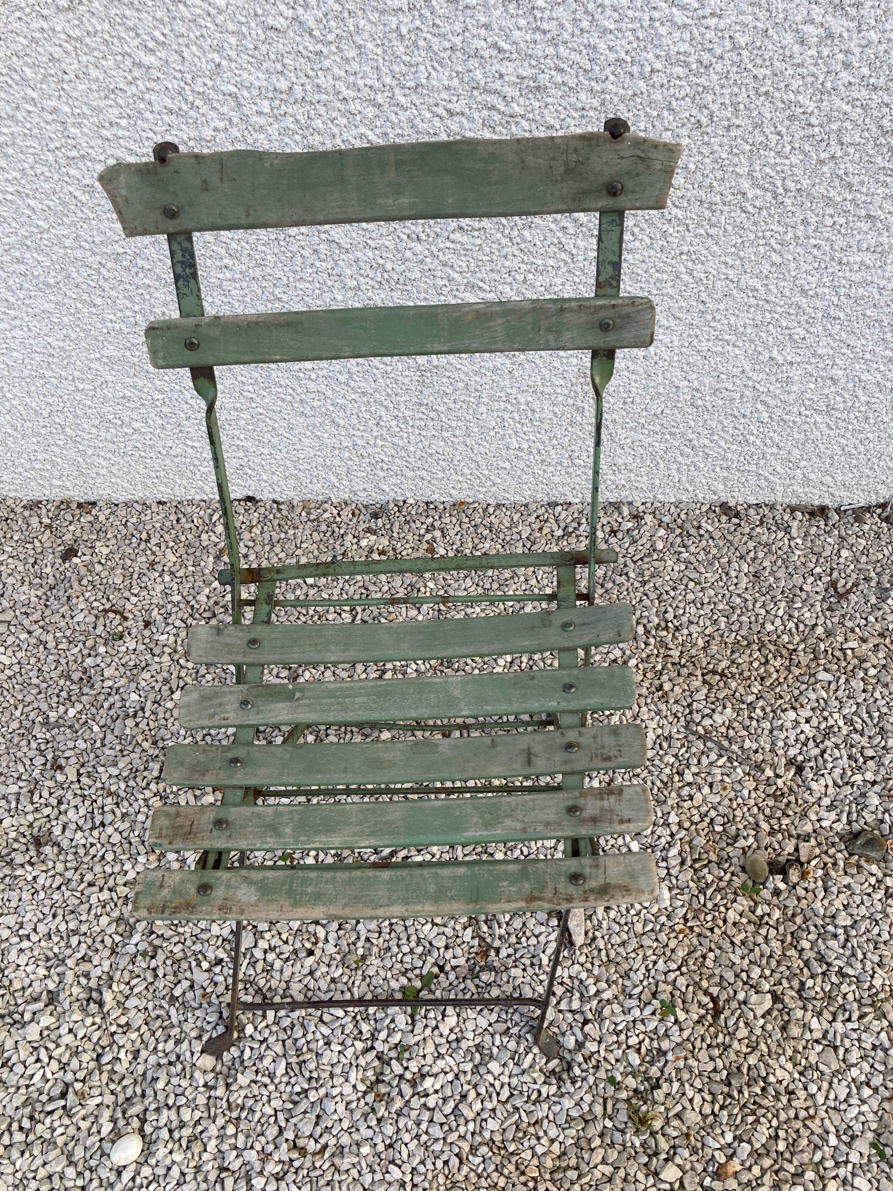 9 folding garden chairs