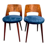 Paire de Chaises Cocktail rénové et re-tapissé