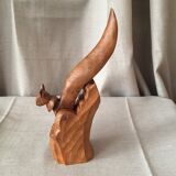 Wooden nutcracker folk art