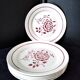 6 Lunéville earthenware dessert plates, Claudine model.