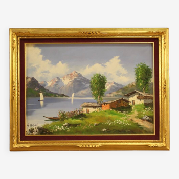 Italian Signed Landscape Painting