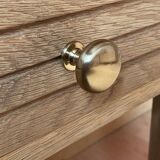 Restored oak bedside table