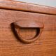 Kai Kristiansen teak wall unit with console, Denmark, 1960s