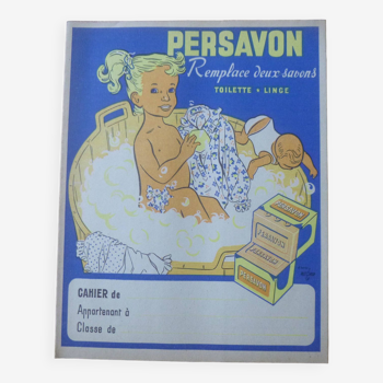 Advertising poster 1950s persavon